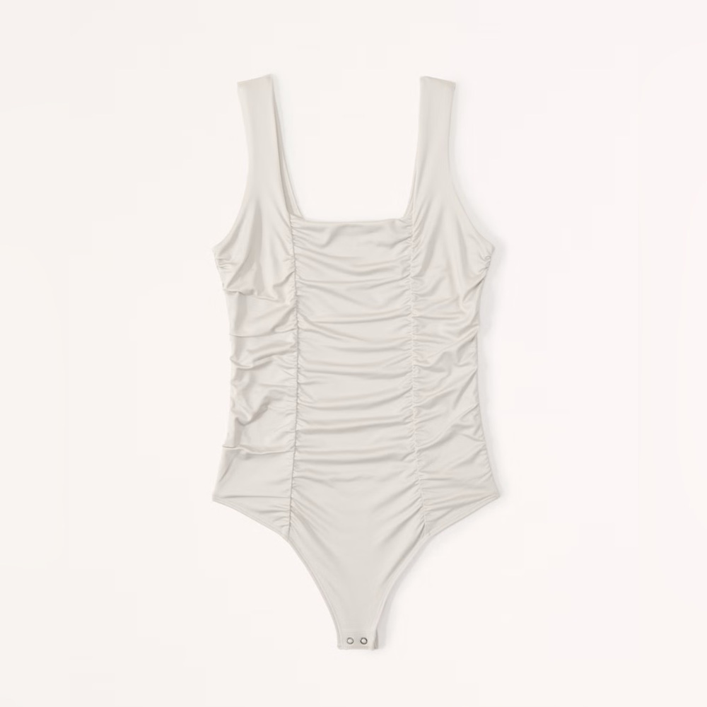 Abercrombie Sleek Seamless Ruched Bodysuit